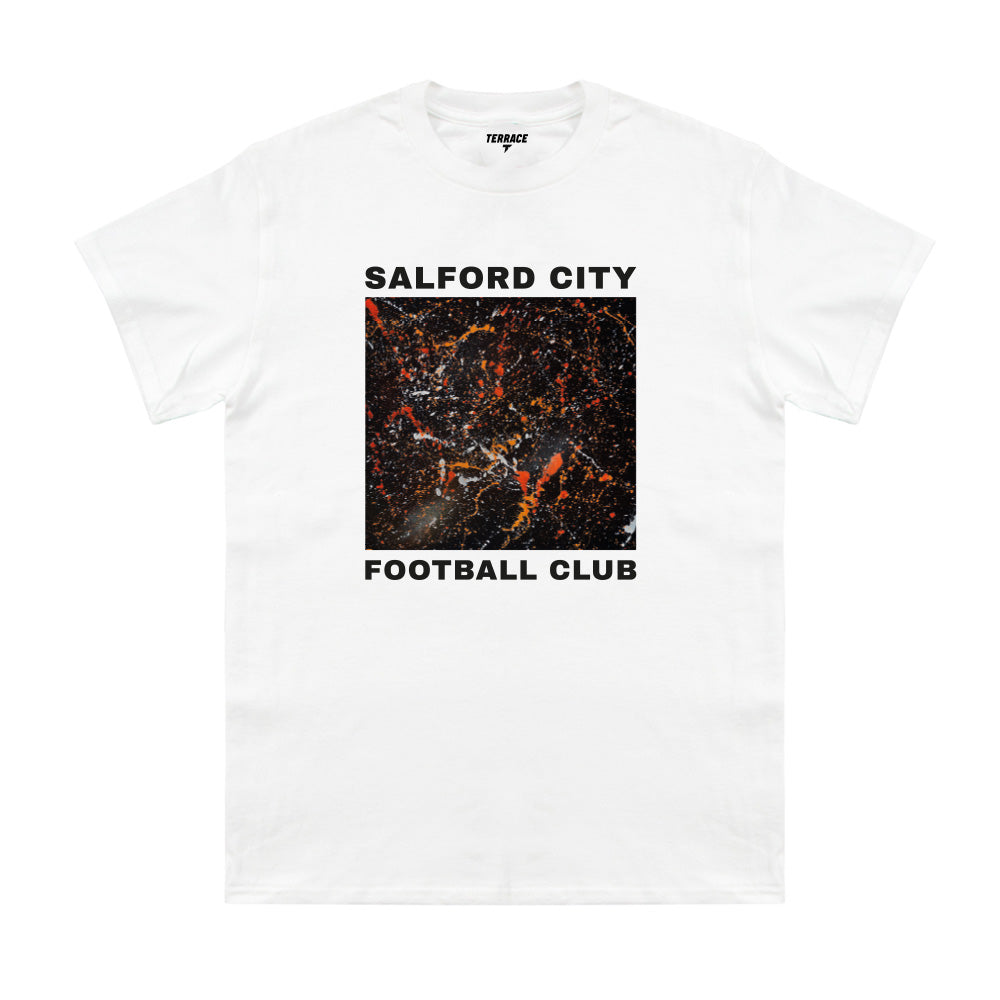 Umbro Salford City FC Logo Graphic T-Shirt Mens L Black/Red 52/68 Umbro Salford City FC Logo Graphic T-Shirt Mens L Black/Red 52/68