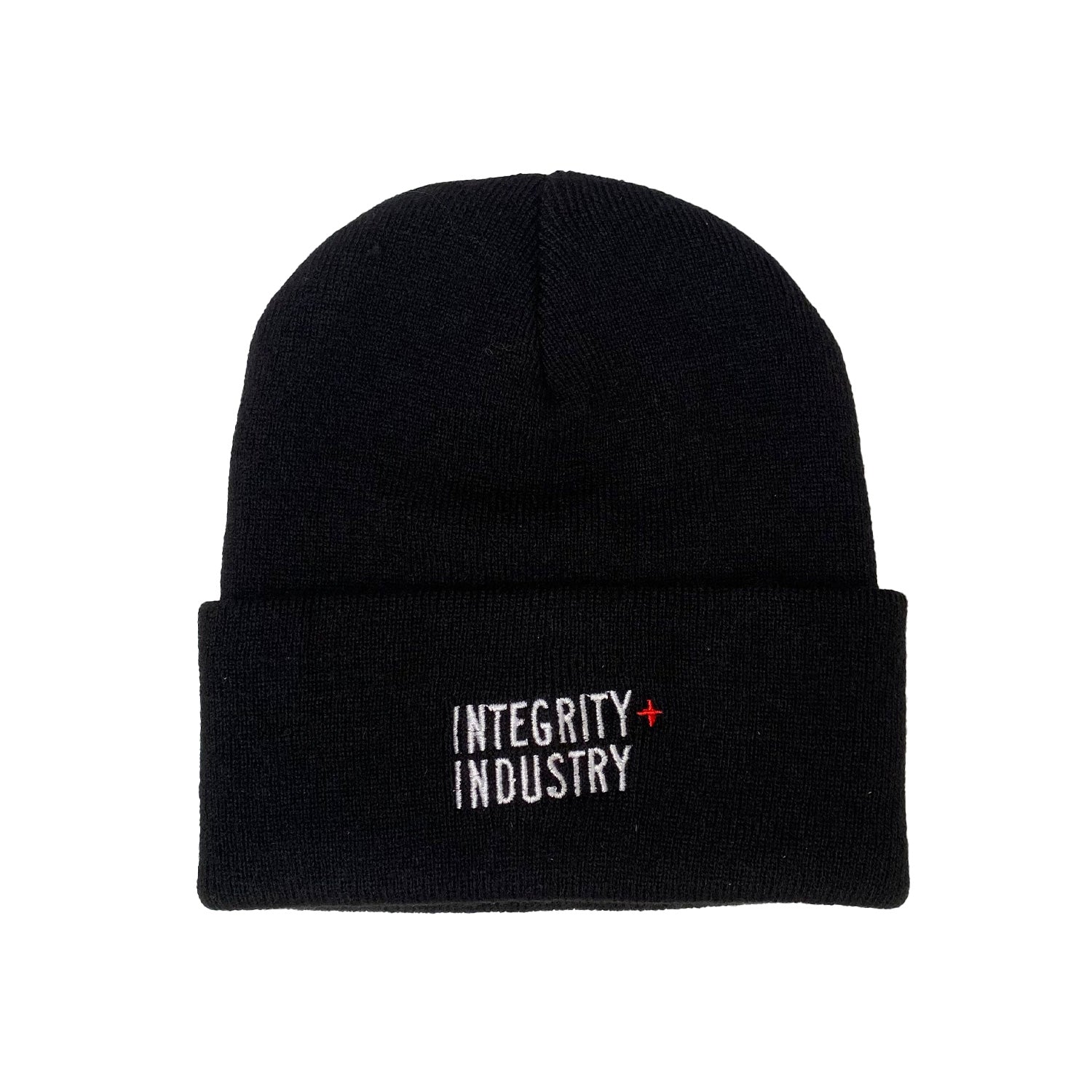 Crest Beanie Hat - Black